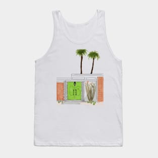 Palm Springs Lime Green Door Tank Top